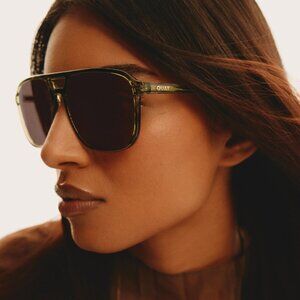 Quay Australia Green and Brown Sunglasses